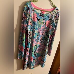 Lily Pulitzer velour dress size XL
